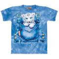 Следующий товар - Детская футболка THE MOUNTAIN Белый тигренок в кармане, id= 02096k, цена: 515 грн