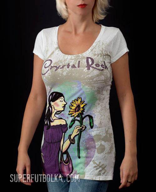 Женская футболка CRYSTAL ROCK, id= 4906, цена: 949 грн