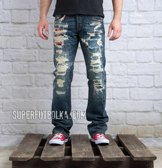 Рваные джинсы CULT OF INDIVIDUALITY, id= j732, цена: 6911 грн
