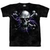 Мужская футболка SKULBONE Электрический череп, id= 0262, цена: 597 грн