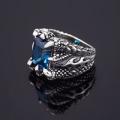 Следующий товар - Серебряный мужской перстень STERLING SILVER 925 Коготь дракона, синий топаз, id= silver2133, цена: 3388 грн