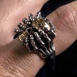 Мужское серебряное кольцо STERLING SILVER 925, id= silver007, цена: 2575 грн