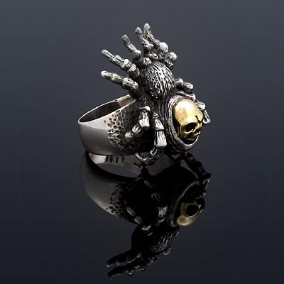Мужской серебряный перстень STERLING SILVER 925, id= silver032, цена: 3388 грн
