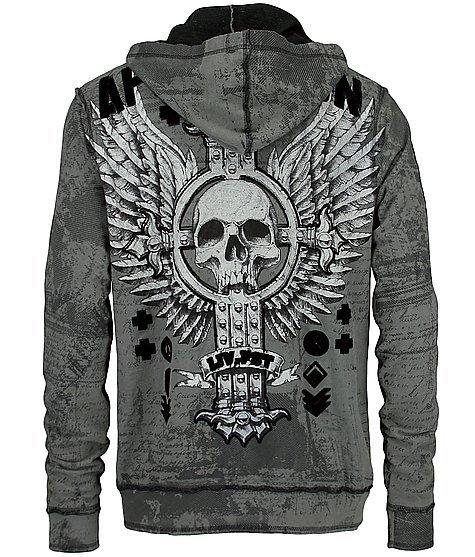 Мужская двухсторонняя толстовка AFFLICTION, id= 5242, цена: 3117 грн