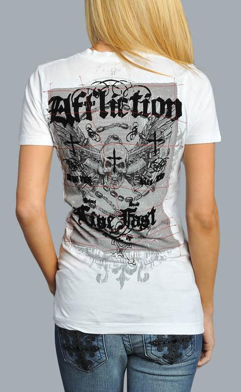 Женская футболка AFFLICTION, id= 1619, цена: 1572 грн