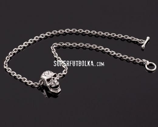 Серебряная цепь с черепом STERLING SILVER 925, id= silver2158, цена: 9431 грн