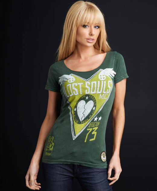 Женская футболка AFFLICTION, id= 2885, цена: 1491 грн