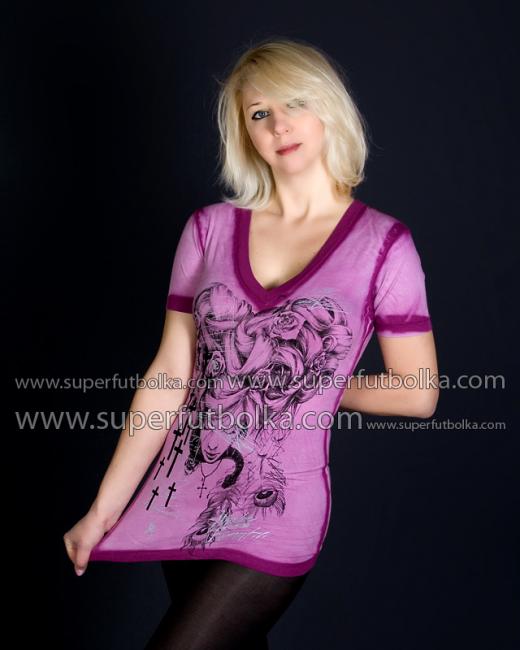 Женская футболка AFFLICTION, id= 3417, цена: 1220 грн
