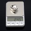 Серебряный байкерский перстень STERLING SILVER 925, id= silver066, цена: 3388 грн